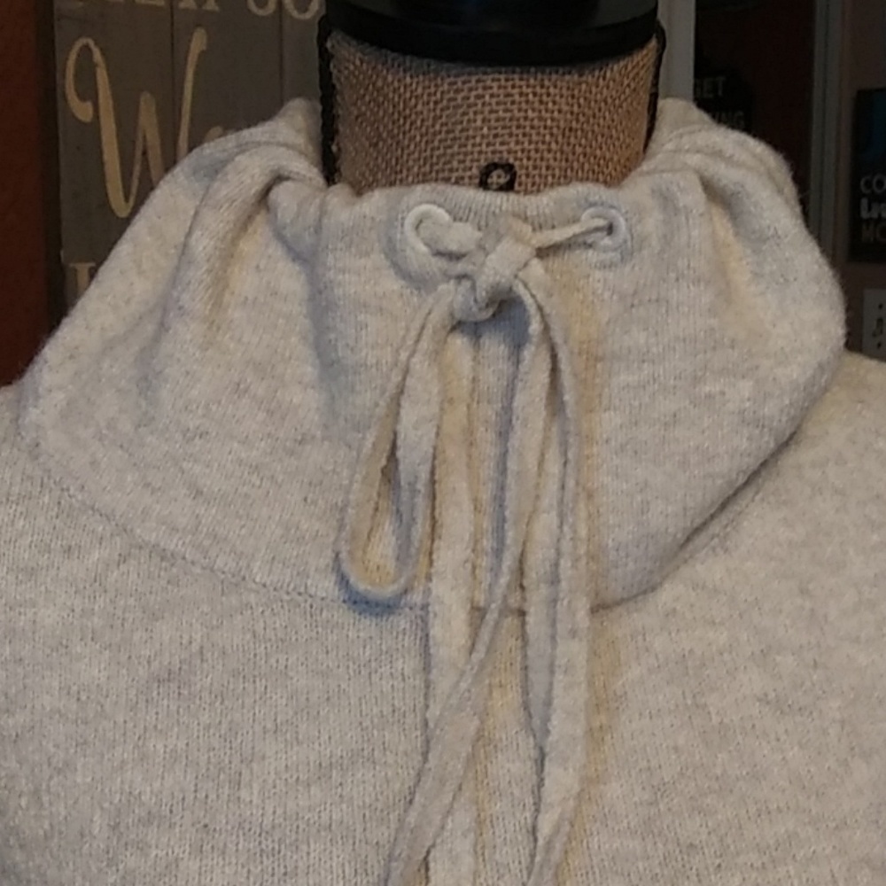 Loft Super Soft Turtle Neck Drawstring Sweater - image 2